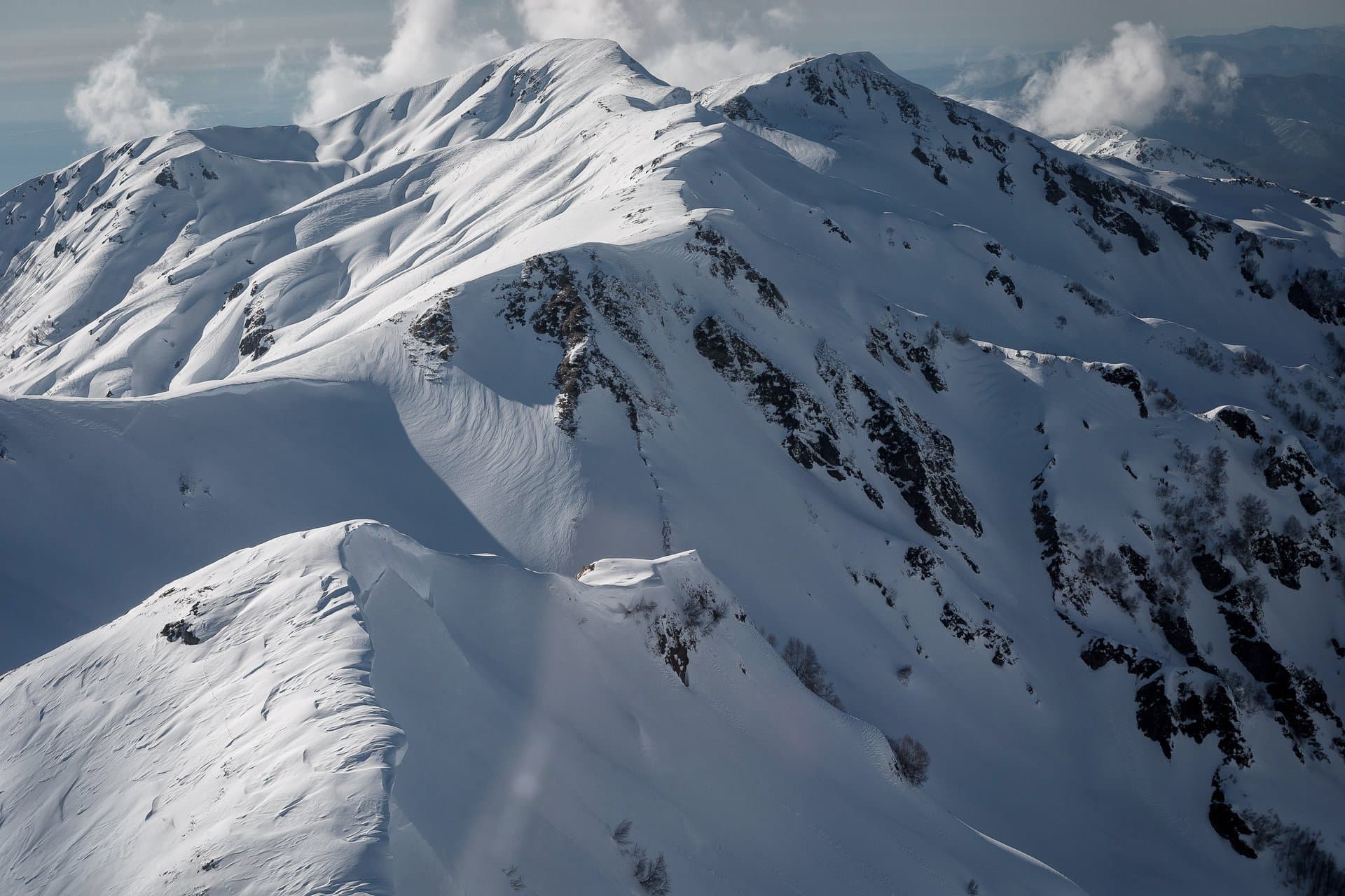 Вид на хребты