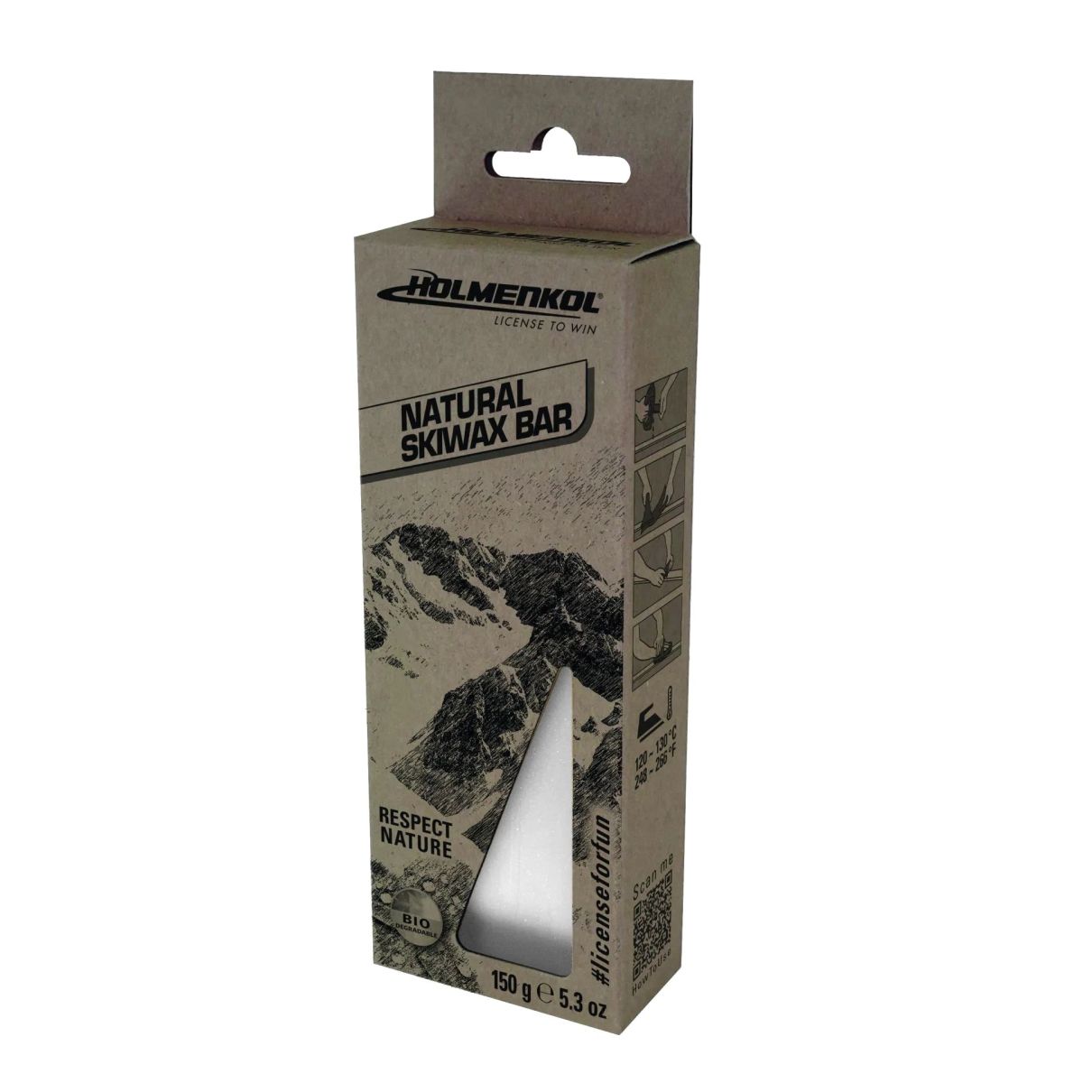 Мазь лыжная универсальная Holmenkol Natural Skiwax Bar