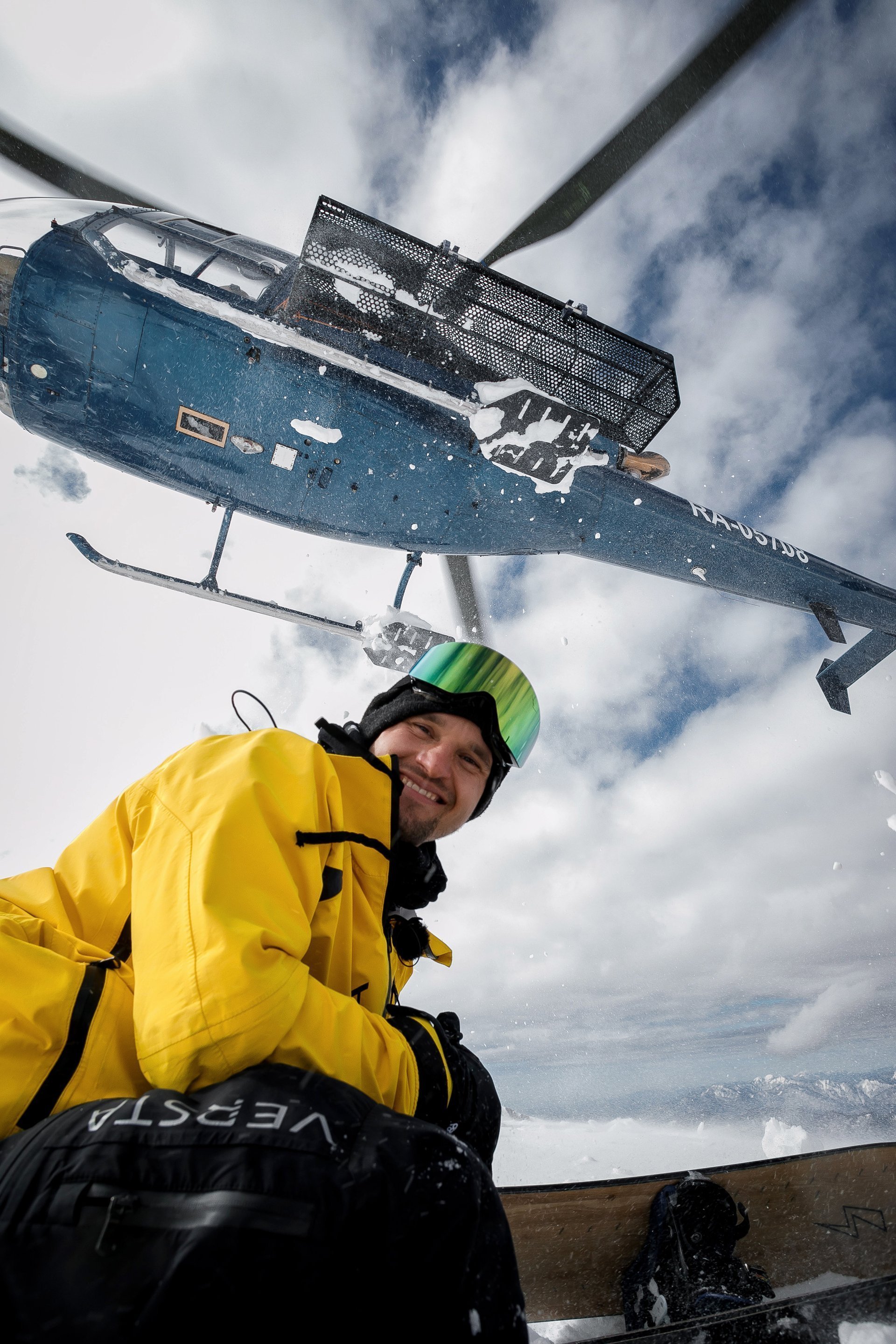 Взлет вертолета